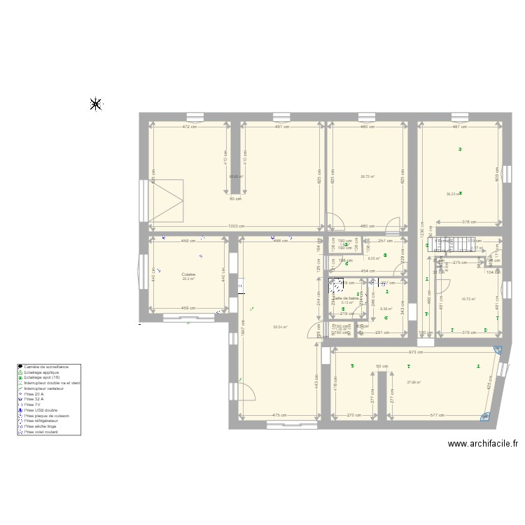 Renovation ferme. Plan de 0 pièce et 0 m2