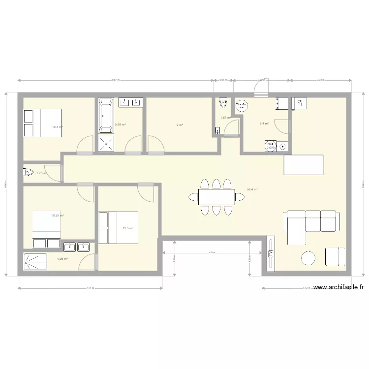 Mimito complet. Plan de 