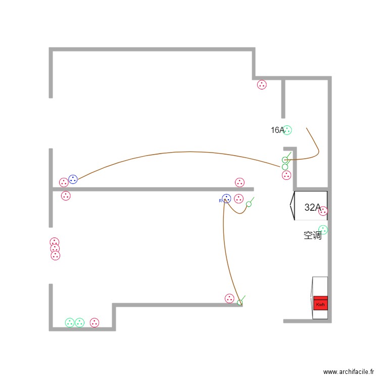 foch. Plan de 0 pièce et 0 m2