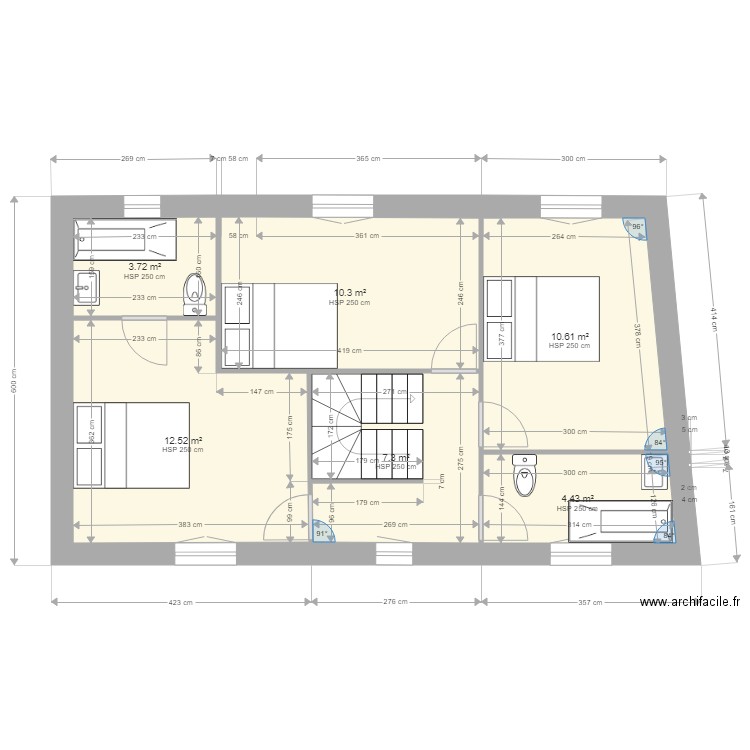 Pam étage V2. Plan de 0 pièce et 0 m2