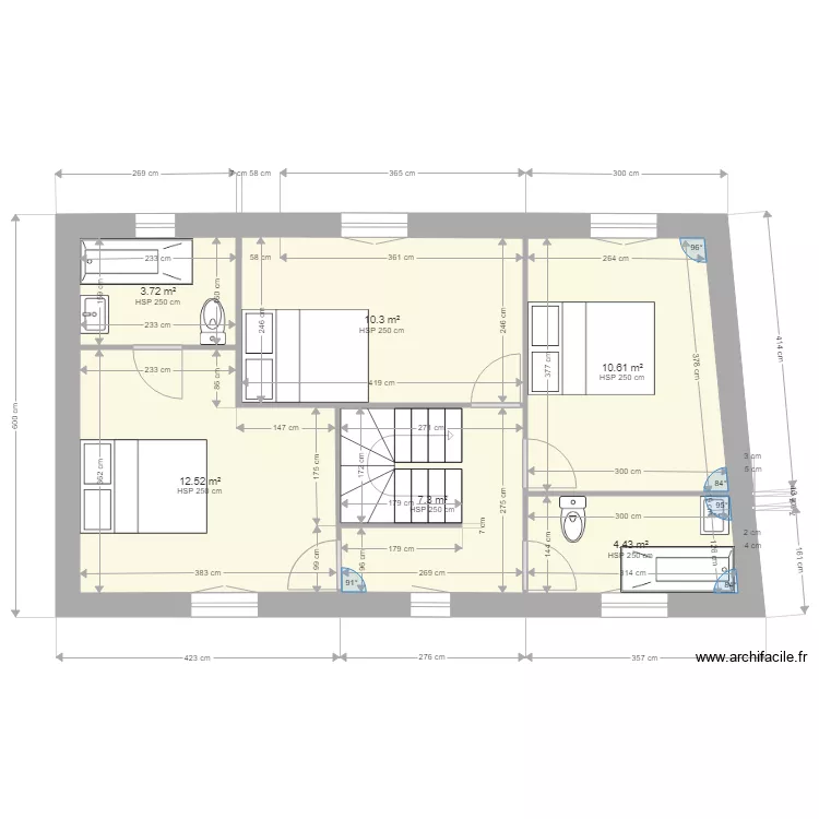Pam étage V2. Plan de Pam étage V2. Plan de