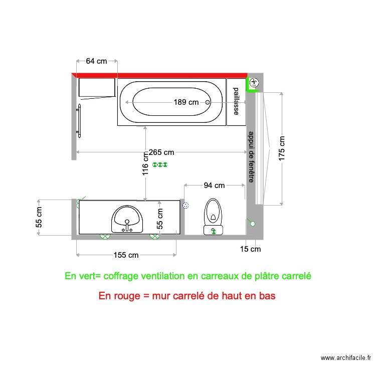 SDB étage 14 juin 2021 une vasque. Plan de 0 pièce et 0 m2