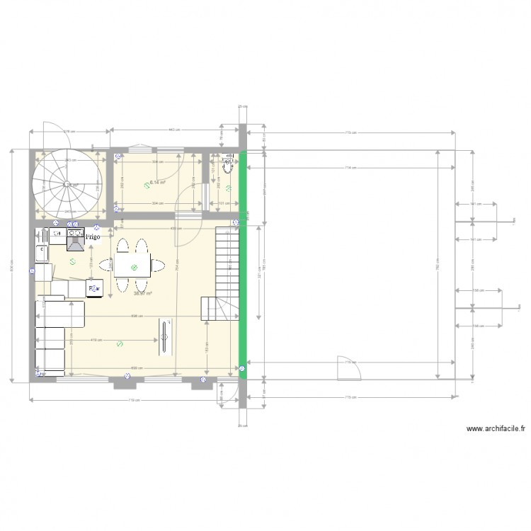grarage rené maison 2 projet n 3. Plan de 0 pièce et 0 m2