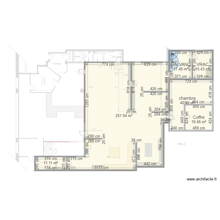 LOG. Plan de 0 pièce et 0 m2
