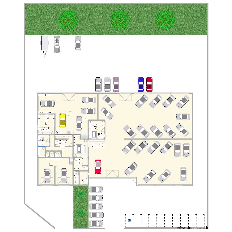 FAST CLUB ROMAIN. Plan de 0 pièce et 0 m2