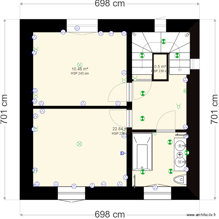 Maison Orgeval 1er Etage. Plan de 0 pièce et 0 m2