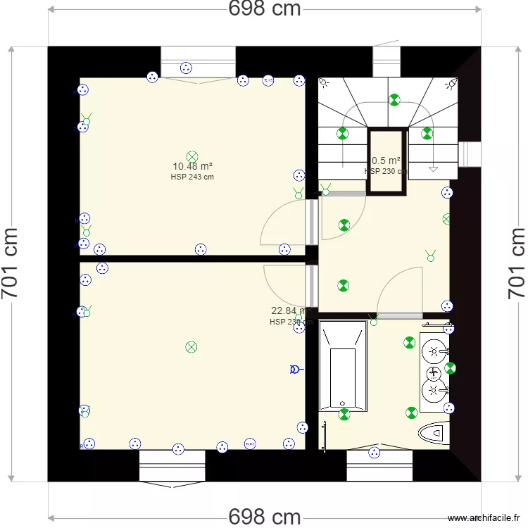 Maison Orgeval 1er Etage. Plan de Maison Orgeval 1er Etage. Plan de