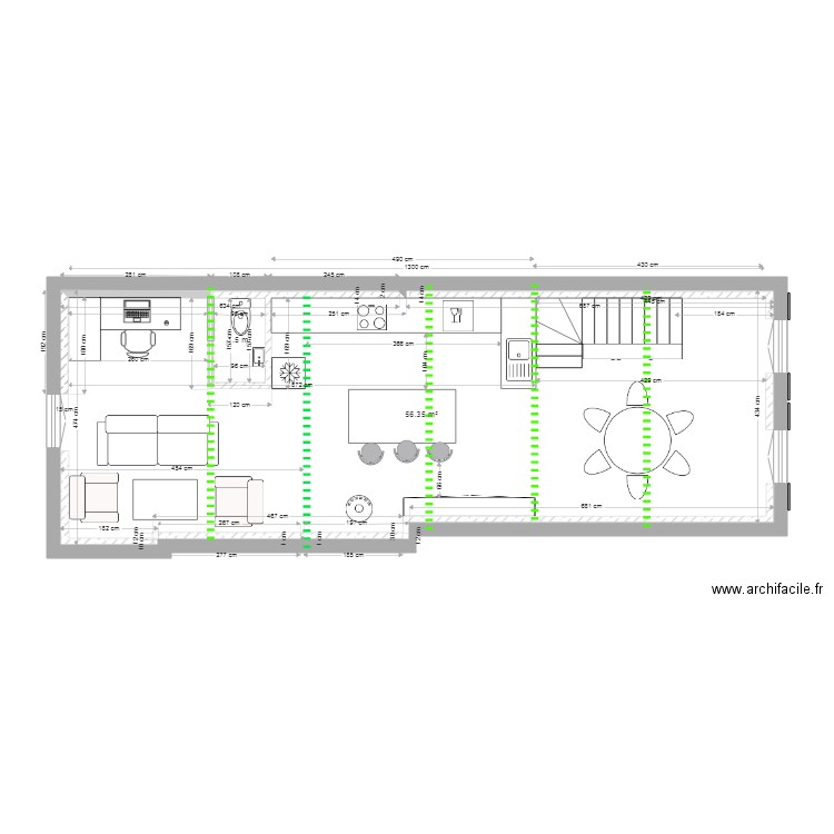 11 place de lHorloge first floor Plan C. Plan de 0 pièce et 0 m2