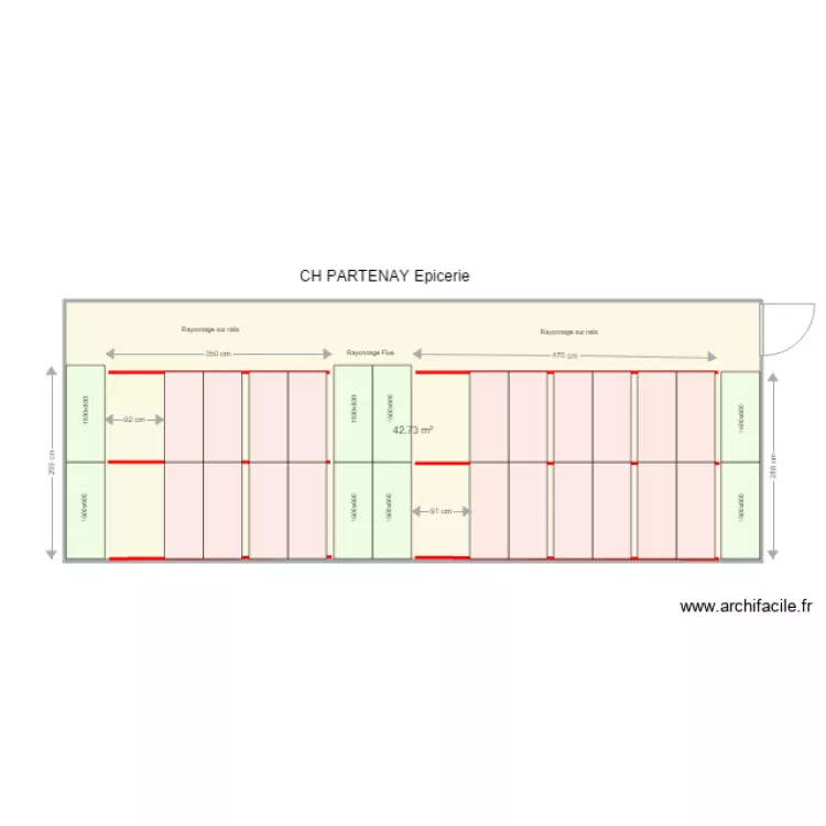 CH PARTHENAY Epicerie 1. Plan de 