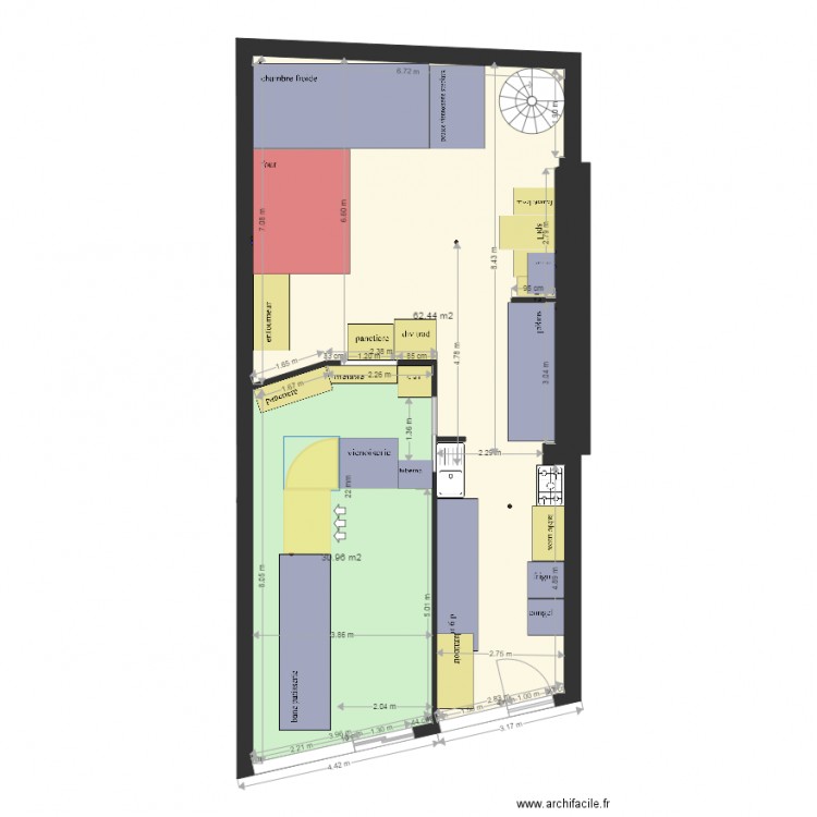 garlan 52. Plan de 0 pièce et 0 m2