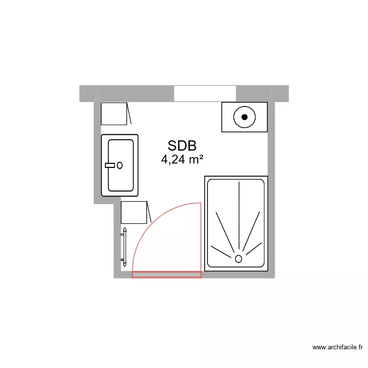 Guillon - Projet. Plan de 