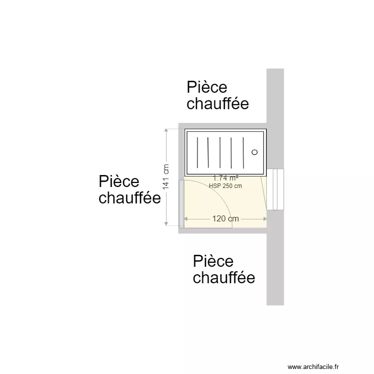 DUTOUR MONIQUE. Plan de 
