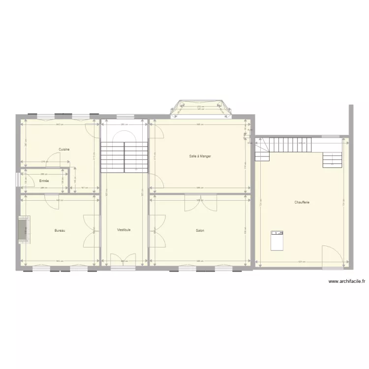 Chatillon RDC. Plan de 