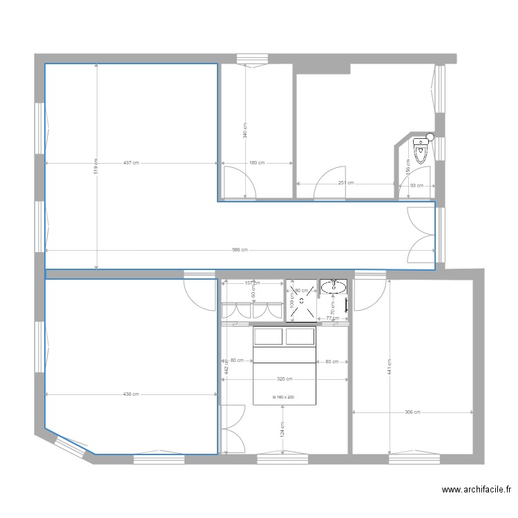 fabre projet 1. Plan de 0 pièce et 0 m2