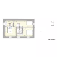 saussey&eacute;tageeprojet4 avec escalier acc&egrave;s comble