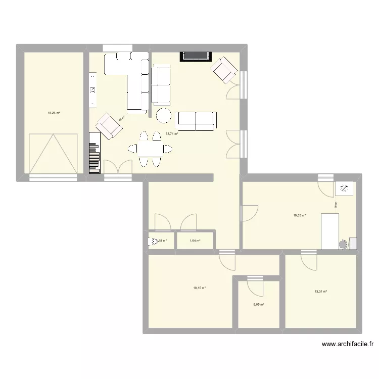 Marcy New avril 2023 quater larino poltronesofa + bibliotheque. Plan de 