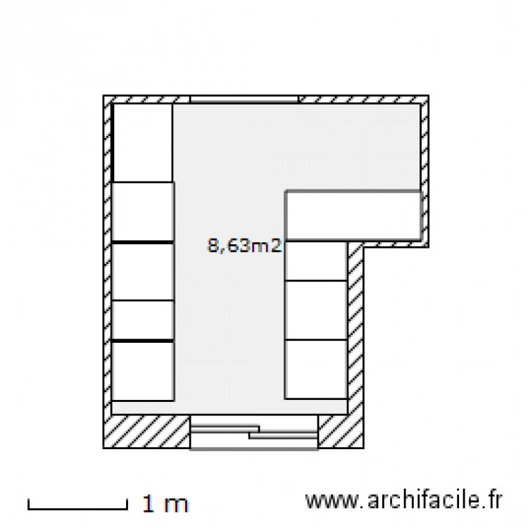 Cuisine. Plan de 0 pièce et 0 m2