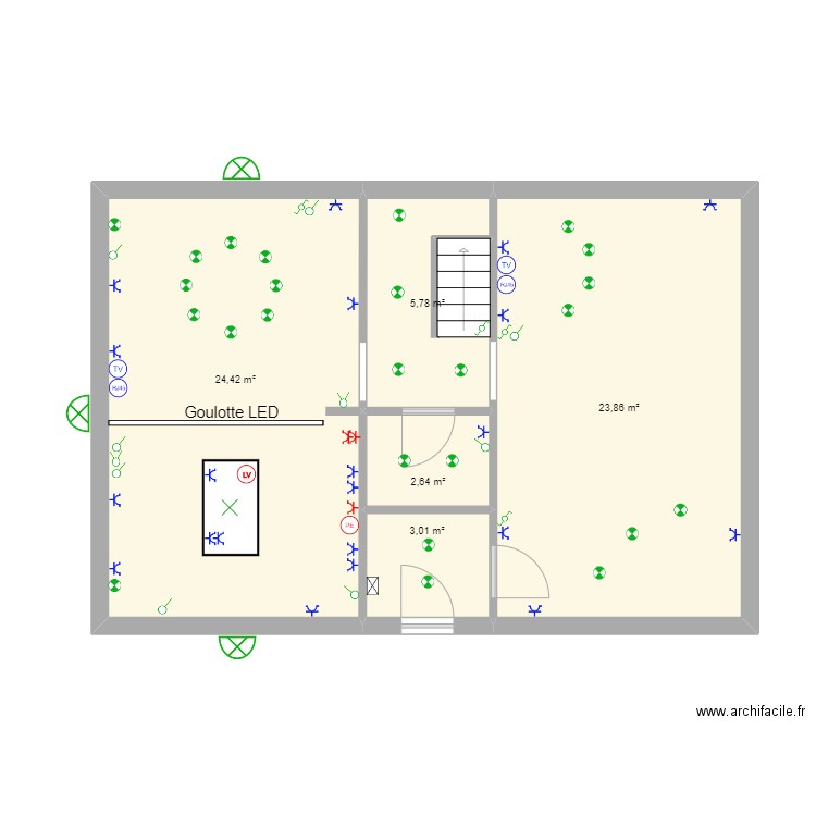 Alexandre Plan brouillon manage. Plan de 0 pièce et 0 m2