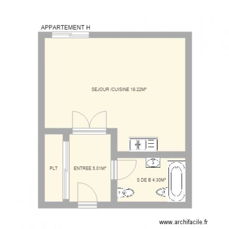 VILLAGE H. Plan de 0 pièce et 0 m2