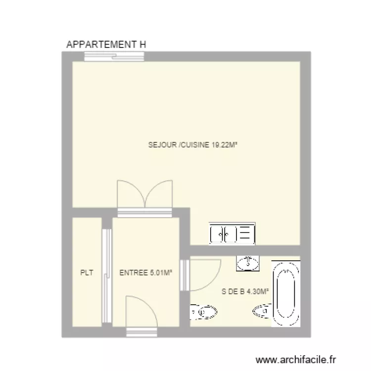 VILLAGE H. Plan de VILLAGE H. Plan de