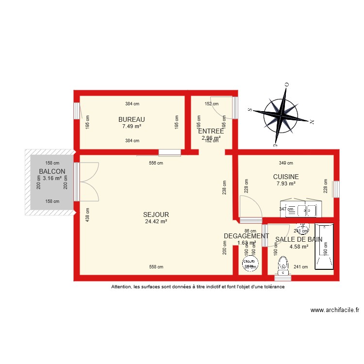 BI 5761 côté. Plan de 0 pièce et 0 m2