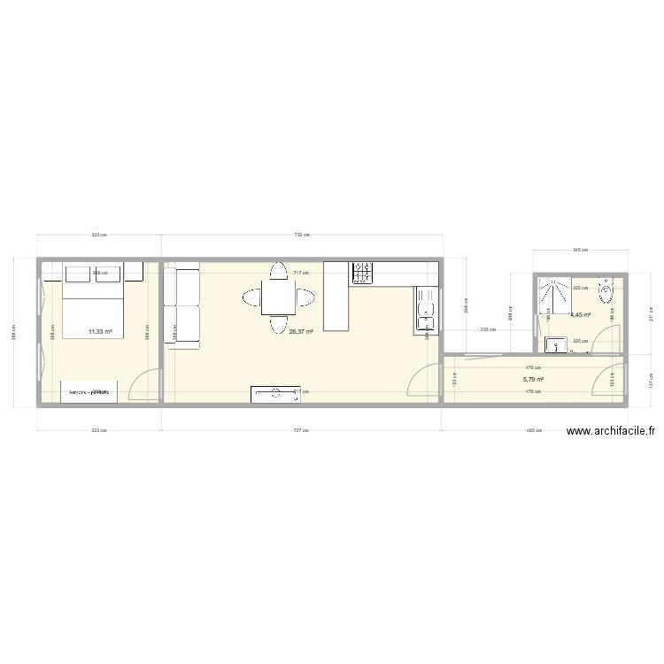 appartement n3. Plan de 0 pièce et 0 m2