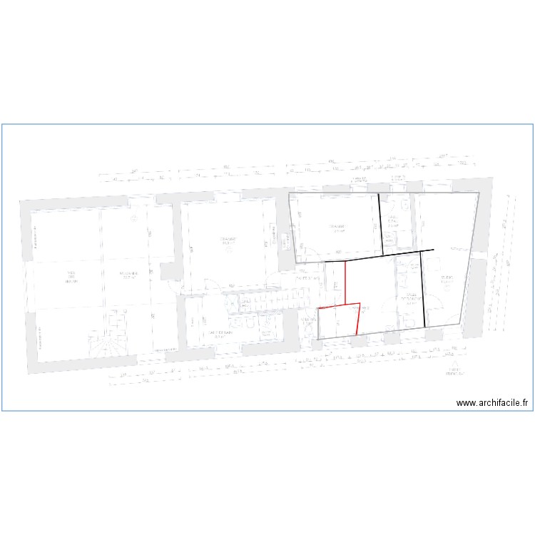 vaudoué r1. Plan de 0 pièce et 0 m2