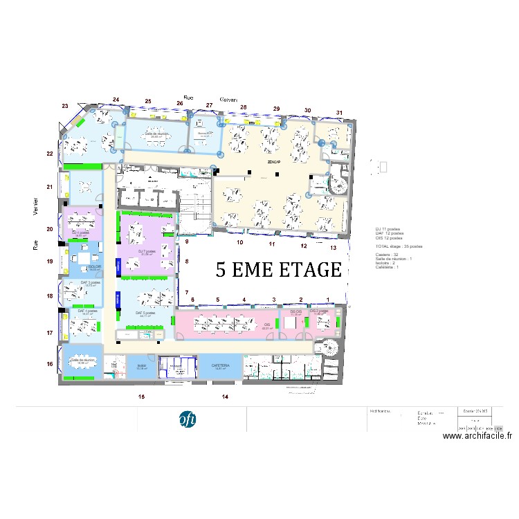 PlanV18 modMG. Plan de 141 pièces et 3210 m2