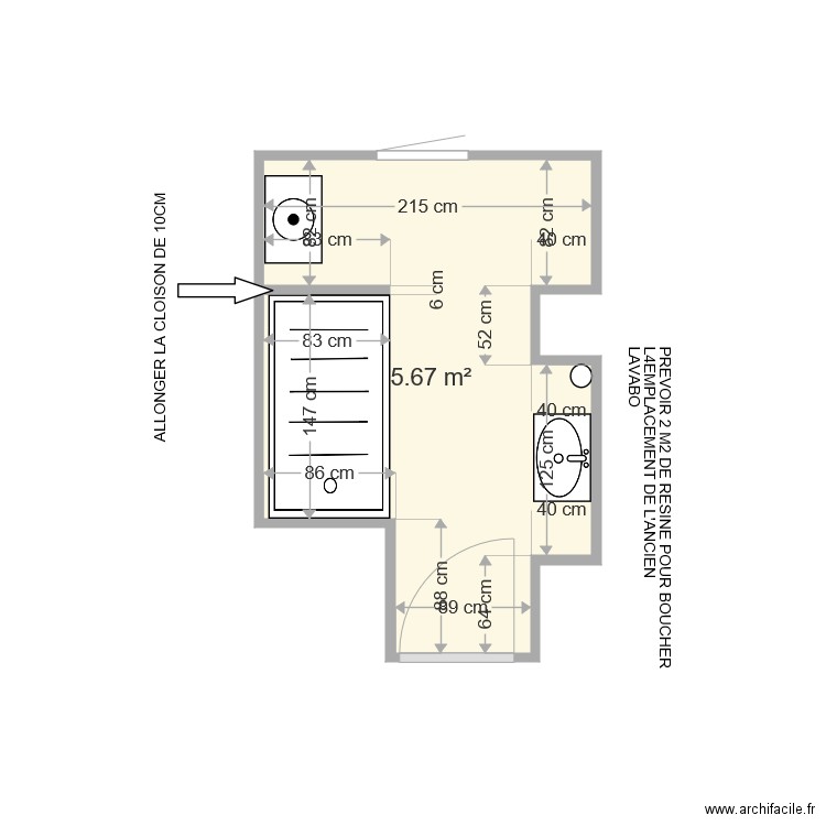 ARNOUT J CLAUDE . Plan de 0 pièce et 0 m2