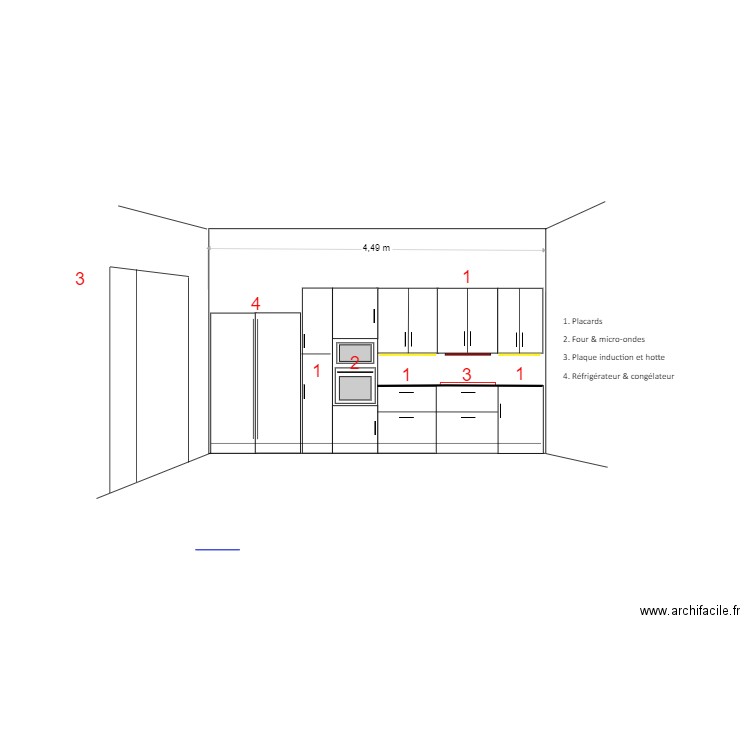 Maison principale cuisine 3. Plan de 0 pièce et 0 m2