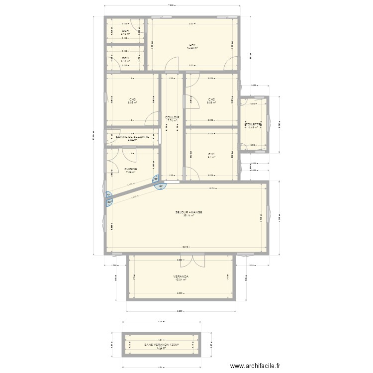 1ER ETAGE. Plan de 0 pièce et 0 m2