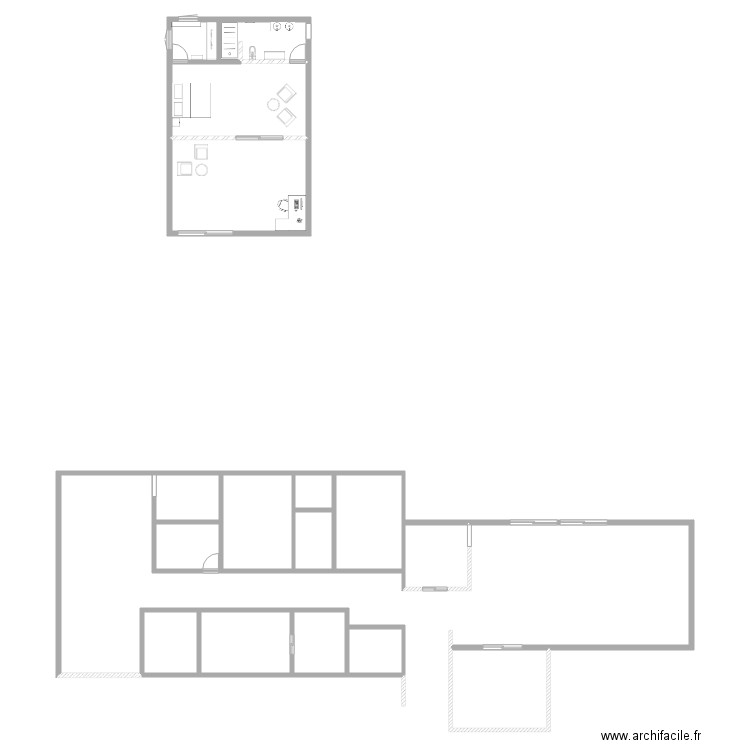 project house. Plan de 0 pièce et 0 m2