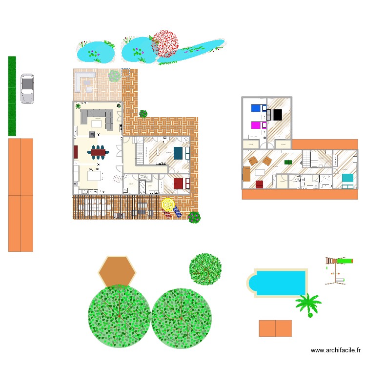 campagne &eacute;tage. Plan de 0 pièce et 0 m2