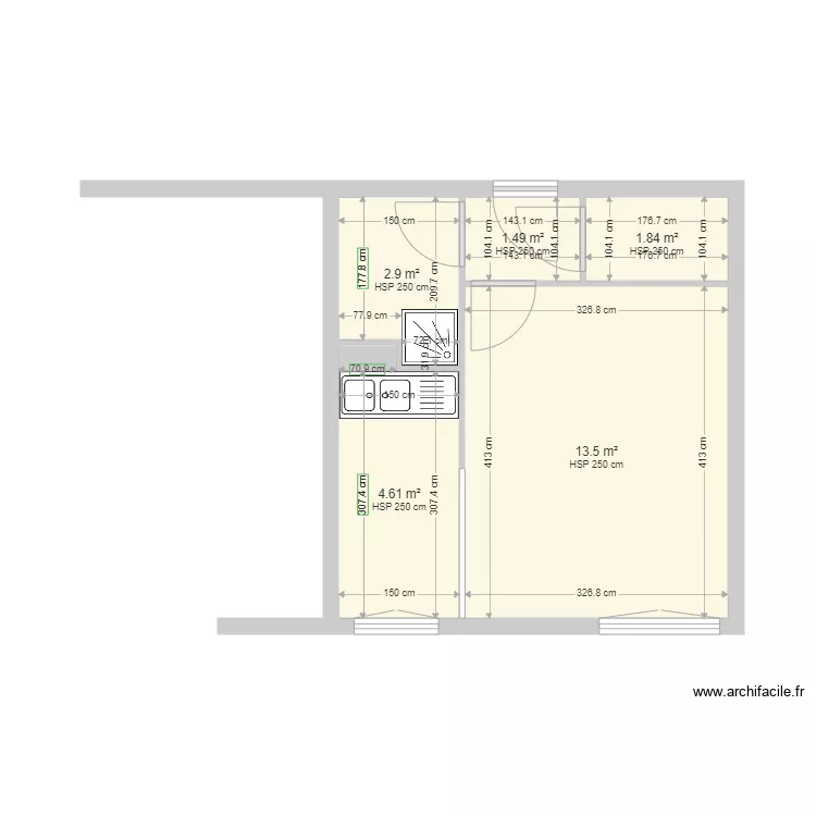 FONCIA 8 ROLLINAT P160. Plan de 