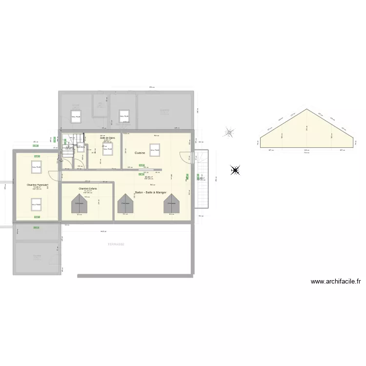 Plan Nu Petit Cosquet V4. Plan de 