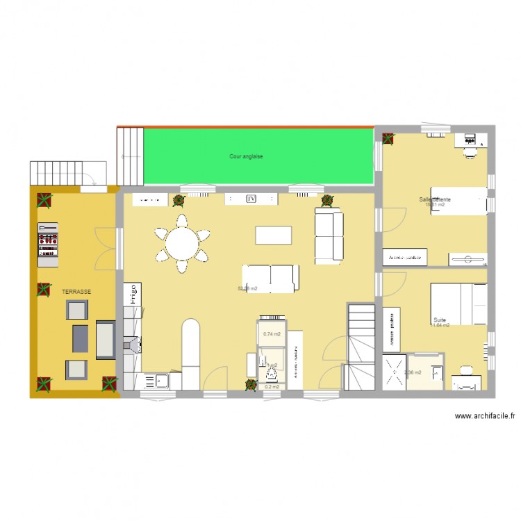 Maison Longjumeau Projet réduit. Plan de 0 pièce et 0 m2