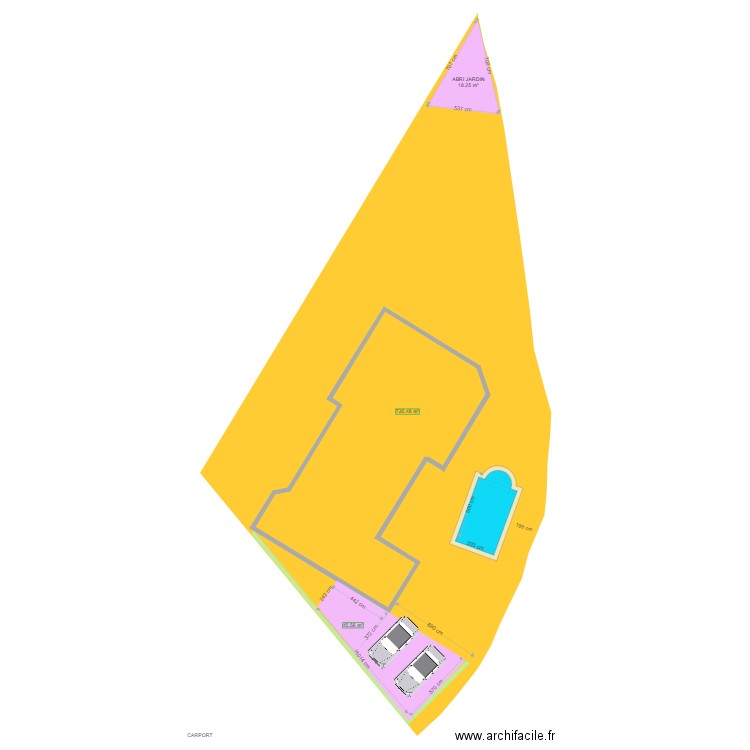 plan carport DR Rivas. Plan de 0 pièce et 0 m2