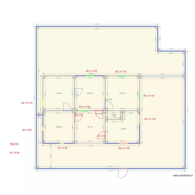 case denise. Plan de 