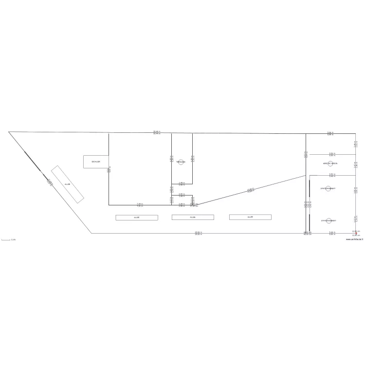 PLAN GARAGE FOND JARDIN. Plan de PLAN GARAGE FOND JARDIN. Plan de