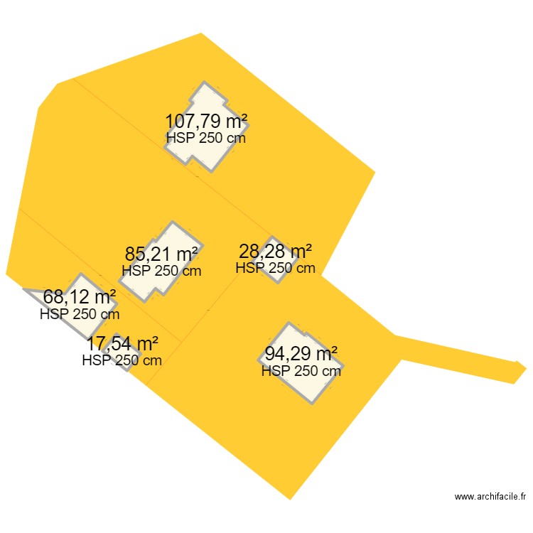 Ducis ML. Plan de 6 pièces et 401 m2