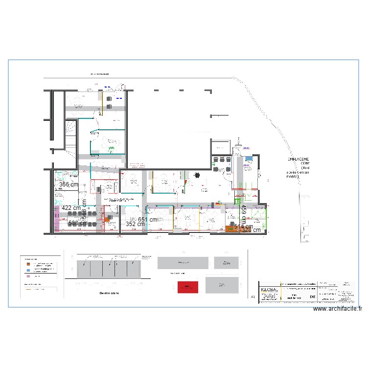 Implantation Vmc caisse d'épargne . Plan de 0 pièce et 0 m2