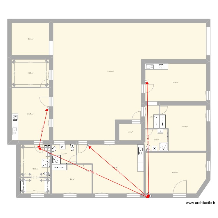 VALLERES plan de masse. Plan de 0 pièce et 0 m2