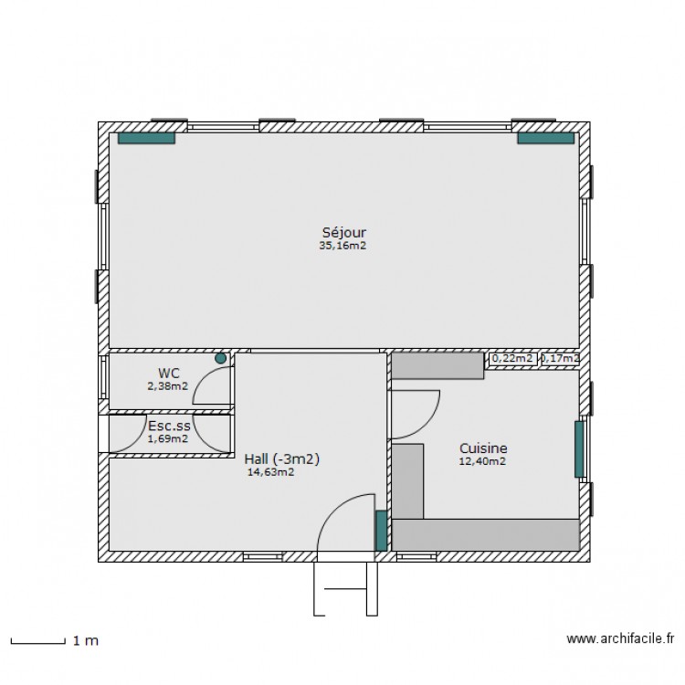 Nouveau_rez. Plan de 0 pièce et 0 m2