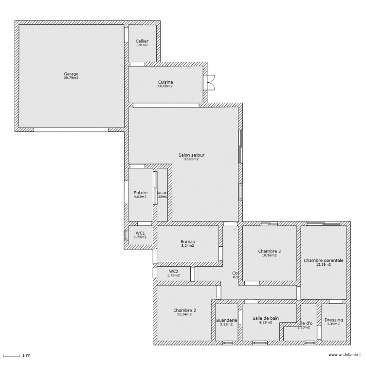ESSAI 22. Plan de 0 pièce et 0 m2