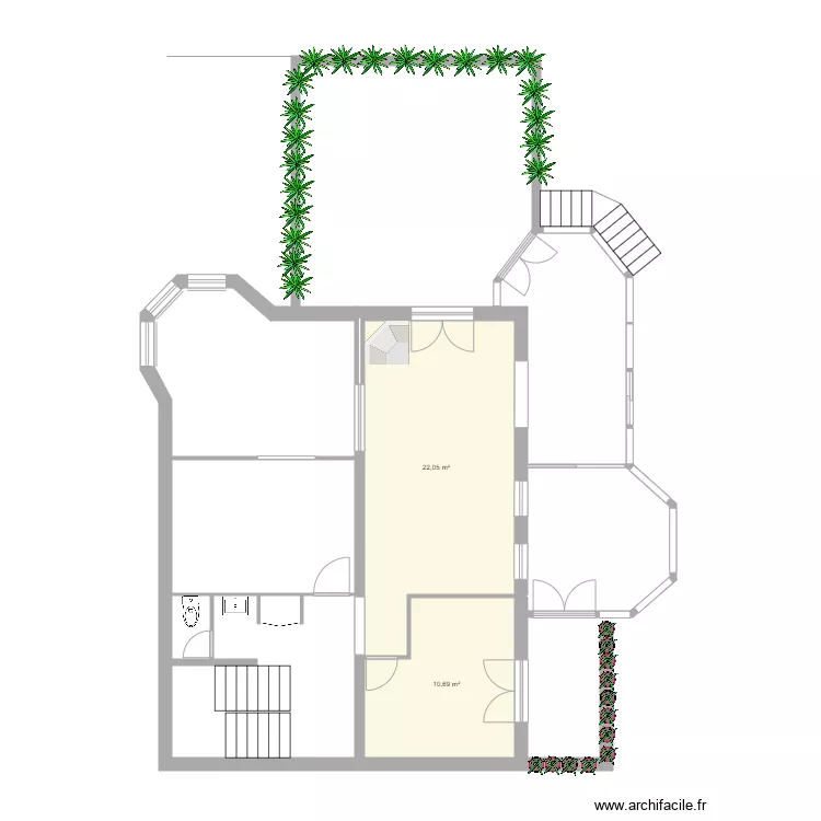 rez de chausse. Plan de rez de chausse. Plan de