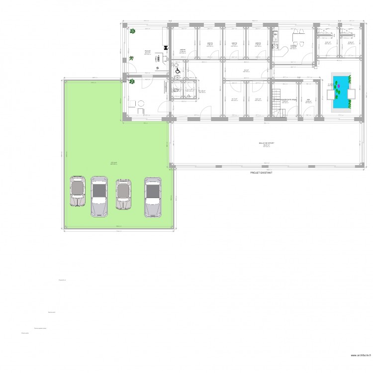 Manu projet existant  3. Plan de 0 pièce et 0 m2