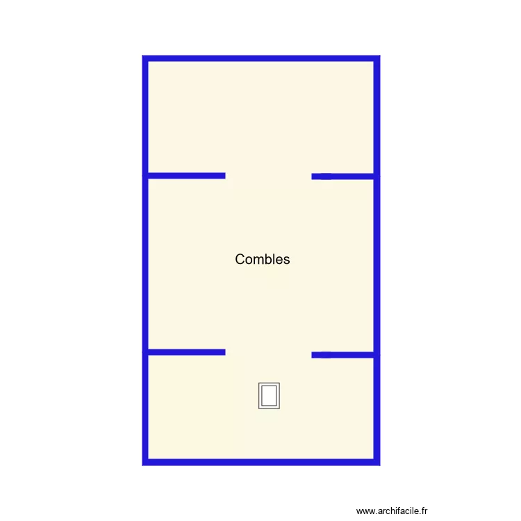 COMBLES BERNARDINI. Plan de 