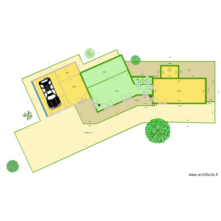 PLAN DESSINATEUR plan de masse 8. Plan de 0 pièce et 0 m2