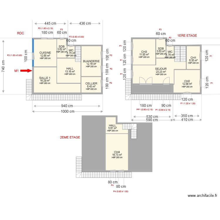 PLAN HAMZI. Plan de 0 pièce et 0 m2