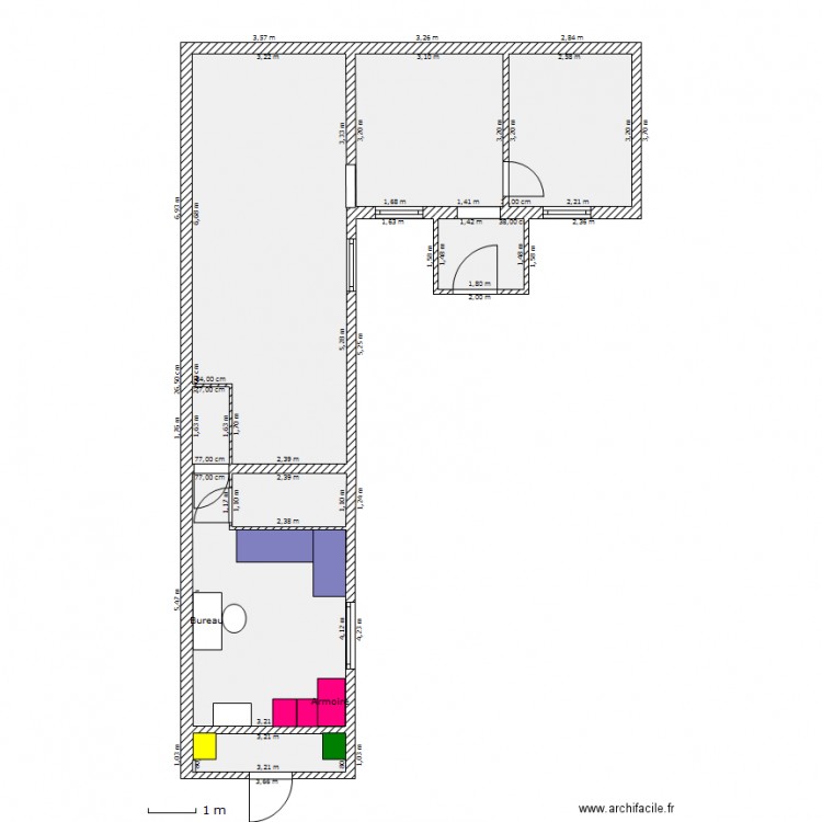 Chambre 2. Plan de 0 pièce et 0 m2